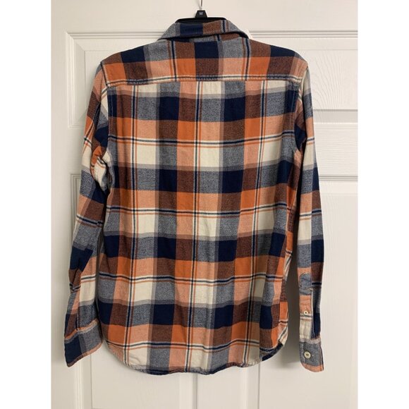 American Eagle Outfitters S/P Athletic Fit Plaid Cotton Shirt Cabincore - Picture 3 of 8